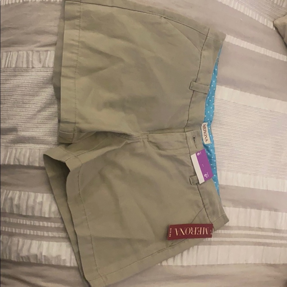 Khaki Shorts size 6